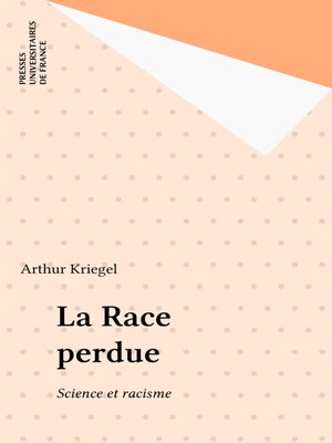 cover image of La Race perdue